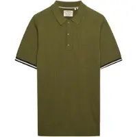 Superdry Knitted Texture Kortermet Poloskjorte