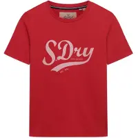 Superdry Varsity Script Kortarmet T-skjorte