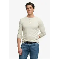 Superdry Slub Grandad Langarmet T-skjorte