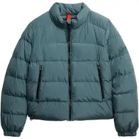 Superdry for woman. W5012006A Sports Puffer Jacket blue (L), Casual, Polyester
