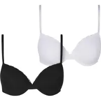 Urban Classics Basic Cotton Lace Bh 2 Enheter