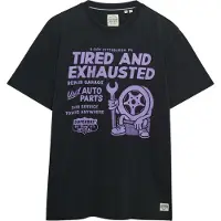 Superdry for man. M1012354A Local Business T-shirt black (L), Casual, Cotton, Short sleeve