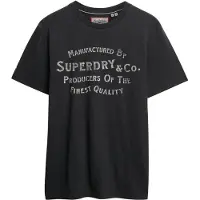 Superdry for man. M1012256A Copper T-shirt black (L), Casual, Cotton, Short sleeve