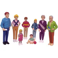 Miniland Europeiske Familie Figurer 8 Enheter