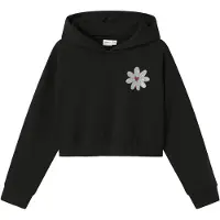 Name it Hettegenser - NkfKory - Black - - 9-10 år (134-140) - Hettegenser
