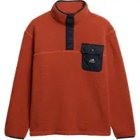 Superdry for man. M2014283A Fuji Popper orange fleece (L), Casual, Recycled Polister, Sustainable