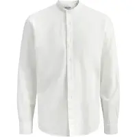 Jack & Jones Breeze Band Linen Blend Skjorte Med Lange Ermer