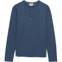 Superdry Slub Grandad Langarmet T-skjorte