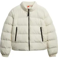 Superdry for woman. W5012006A Sports Puffer Jacket off-white (M), Casual, Polyester