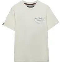 Superdry for man. M1012353A Lo-fi Dockside T-shirt off-white (L), Casual, Cotton, Short sleeve