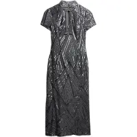 Superdry Mandarin Kortermet Midi-kjole