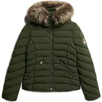 Superdry Fuji Faux Fur Padded Jakke