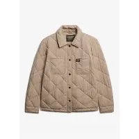 Superdry for woman. W5011992A Beige quilted Chore Liner jacket (M), Casual, Recycled Polister