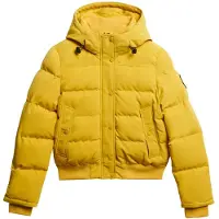 Superdry for woman. W5011993A Everest Bomber Jacket yellow (L), Casual, Polyester