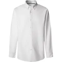 Pepe Jeans for man. PM3090816 Shirt Cluny white (XXL), Casual, Cotton, Long sleeve