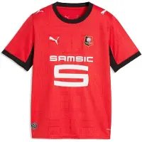 Puma Stade Rennais 26/27 Home Jersey Youth, Clothing, Red/Black, 13-14Y