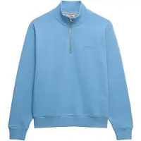 Superdry Essential Logo Embroidered Halv Glidelås Genser