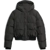 Superdry for woman. W5011723A Bomber jacket Sport black (M), Casual, Recycled Polister, Sustainable