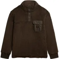 Superdry High Pile Halv Glidelås Genser