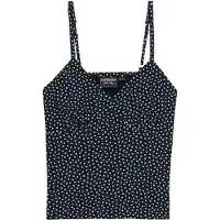 Superdry Cotton Cami Ermeløs V-hals T-skjorte