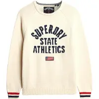 Superdry Slouchy Intarsia Graphic Genser