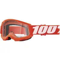 100% 100 % vernebriller 100 % STRATA 2 JUNIOR ORANSJE (klar anti-tåkelinse, LT 88 %-92 %) (NY)