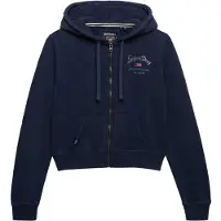Superdry Athletic Essential Crop Genser Med Hel Glidelås