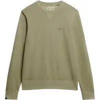 Superdry for man. M2014174A Essential classic sweatshirt green (S), Casual, Cotton