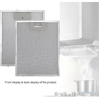 INF Viftefilter - 320x260 mm, aluminium + karbonfilter, 2-pakning