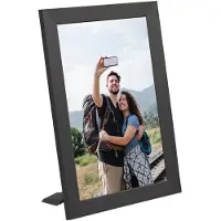 Melitt 10.1In WiFi Digital Photo Frame with LED Light 1280x800 HD IPS LCD Touch Screen Electronic Picture Music Movie 32GB (UK)