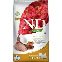 N&D Quinoa-belagt Vaktel Minidogfôr 2.5kg