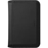 Uniq yden DS RFID Magnetic Wallet with Phone Stand - Black