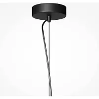 Maytoni Hengelampe BASIC TEXTURE, svart, Ø 12 cm, marmor, GU10
