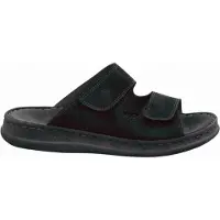 Rohde herreslippers med borrelås - Sort - Sko - Tøffel - Sandaler