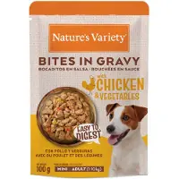 Nature’s Variety Nature's Variety Bites i saus Mini Adult 24 x 100 g - kylling & grønnsaker