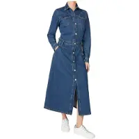 Pepe Jeans for woman. PL9537686 Becky dress navy (M), Casual, Cotton, Long sleeve
