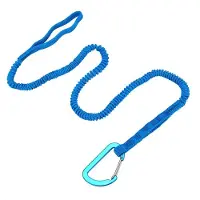 Wella 2 Pack Kayak Paddle Leash, Paddle Board Leash Fishing Lanyard Tool with Carabiner Kayaking Accessories