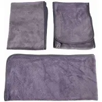 Wella Beauty Salon Towel Set- Spa Shampoo Bed Towel, Headband, Bath Towel