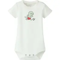 Name it Body k/e - NbmHuttie - Cloud Danser m. Dinosaurer - - 1½ år (86) - Kortermet body