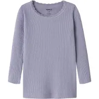 Name it Genser - Rib - Noos - NmfKab - Arvestykke Lilac - - 9-10 år (134-140) - Genser