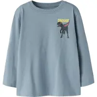 Name it Genser - NmmVelix - Ashley Blue/Dino - - 4 år (104) - Genser