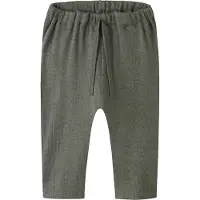 Name it Bukser - Rib - Noos - NbnKab - Dusty Olive/Melange - - 1½ år (86) - Bukser - bomull