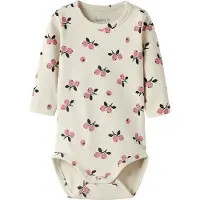Name it Body I/e - NbfVandora - Summer Sand/Bær - - 68 - Langermet Body