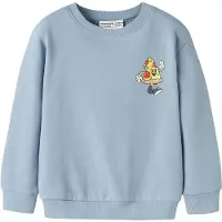 Name it Collegegenser - NmmVasha - Ashley Blue/Pizza - - 6 år (116) - Collegegenser
