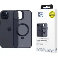 3mk Protection 3mk Smoke Case Mag&Stand til Apple iPhone 15 Plus – svart