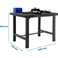 Simonwork (bancos De Trabajo) Bt6 Metallhylle 830x1200x730 Mm
