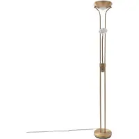 LINDBY LED-leselampe Josefin, bronse, leselampe, dimbar