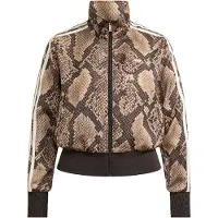 Adidas Satin Snake Print Firebird Track Genser Med Hel Glidelås