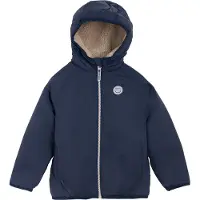 Viking Fleecejakke - Vendbar - Play - Navy/Beige - - 3 år (98) - Fleecejakke