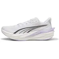 Puma Deviate NITRO 4 Running Shoes Women, Fitness, White/Light Lavender, 36